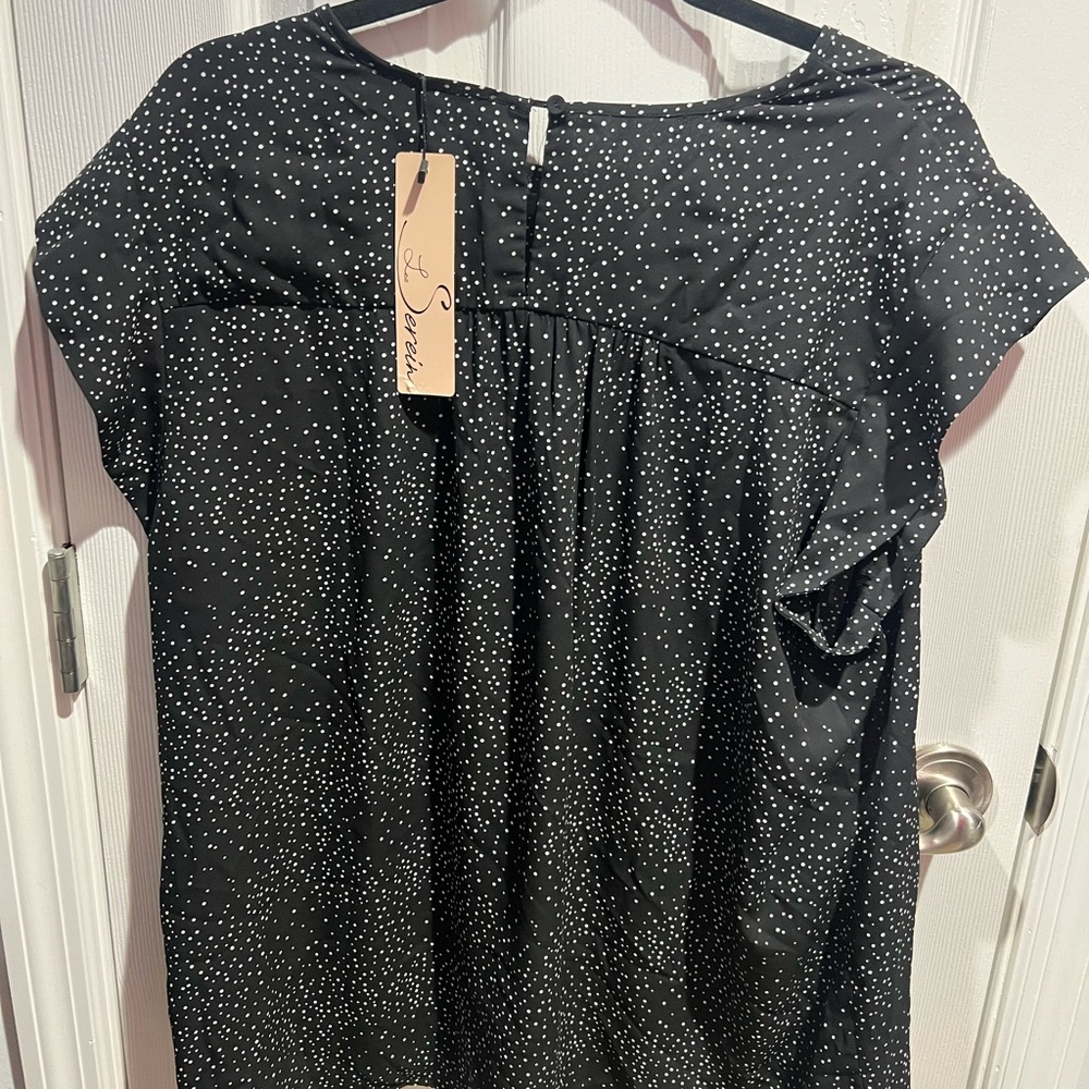 Les Sirein ruffle blouse from StitchFix
